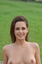 Kristin Sherwood - Alluring Secrets Unveiled in Midnight Lace Dreams Set.1 20240122 Part 40 A beautiful young woman posing naked in a field.